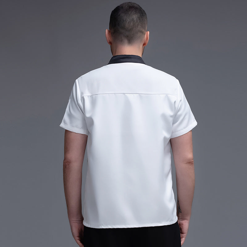 Chef's Overalls Short Sleeves For Men And Women In Summer