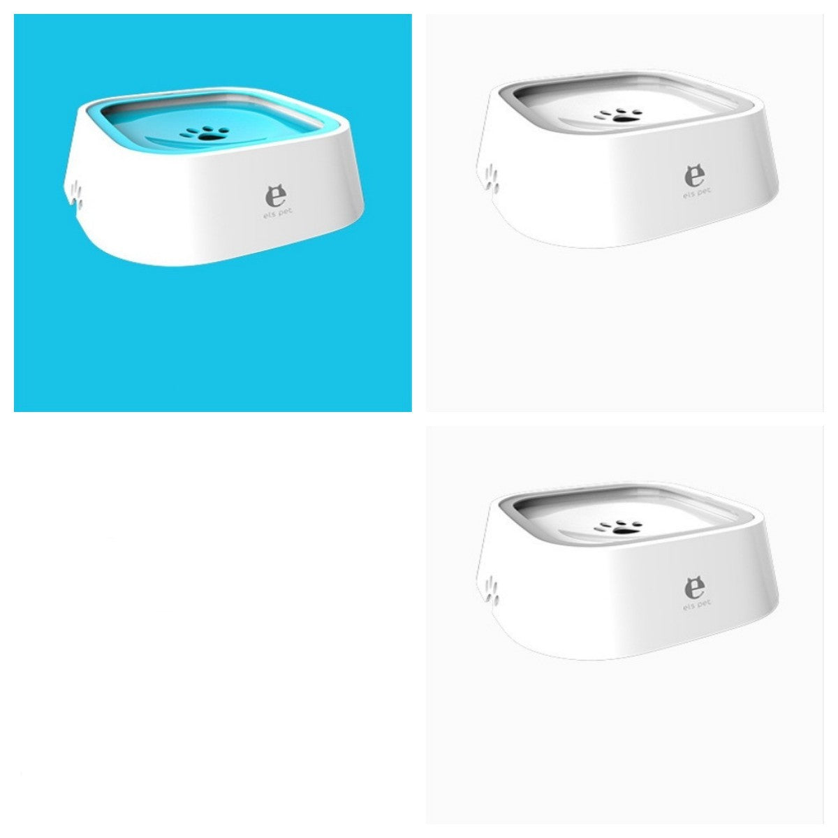 1.5L Cat Dog Water Bowl Carried Floating Bowl Anti-Overflow Slow Water Feeder Dispenser