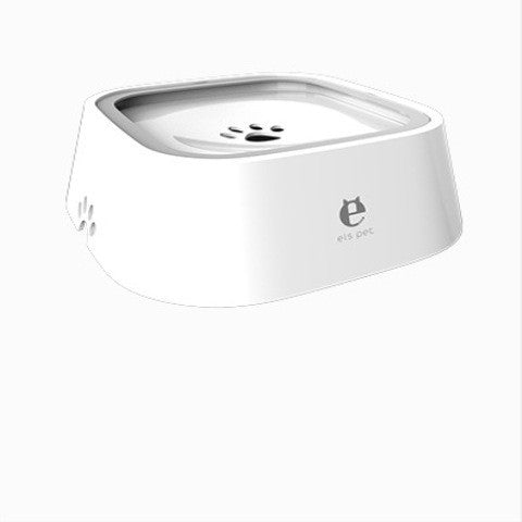 1.5L Cat Dog Water Bowl Carried Floating Bowl Anti-Overflow Slow Water Feeder Dispenser
