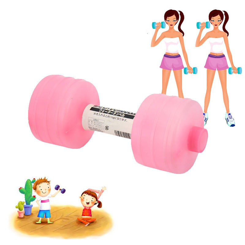 Body Building Water Dumbbell Weight Dumbbells Slimming Fitness Gym Equipment Yoga for Training Sport Plastic Bottle Exercise - water dumbbells