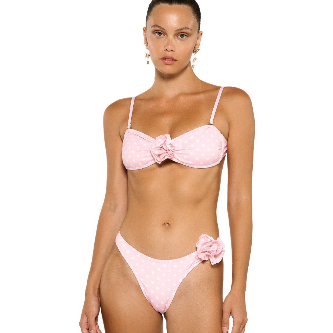 European and American Style Dot Print Sexy Bikini