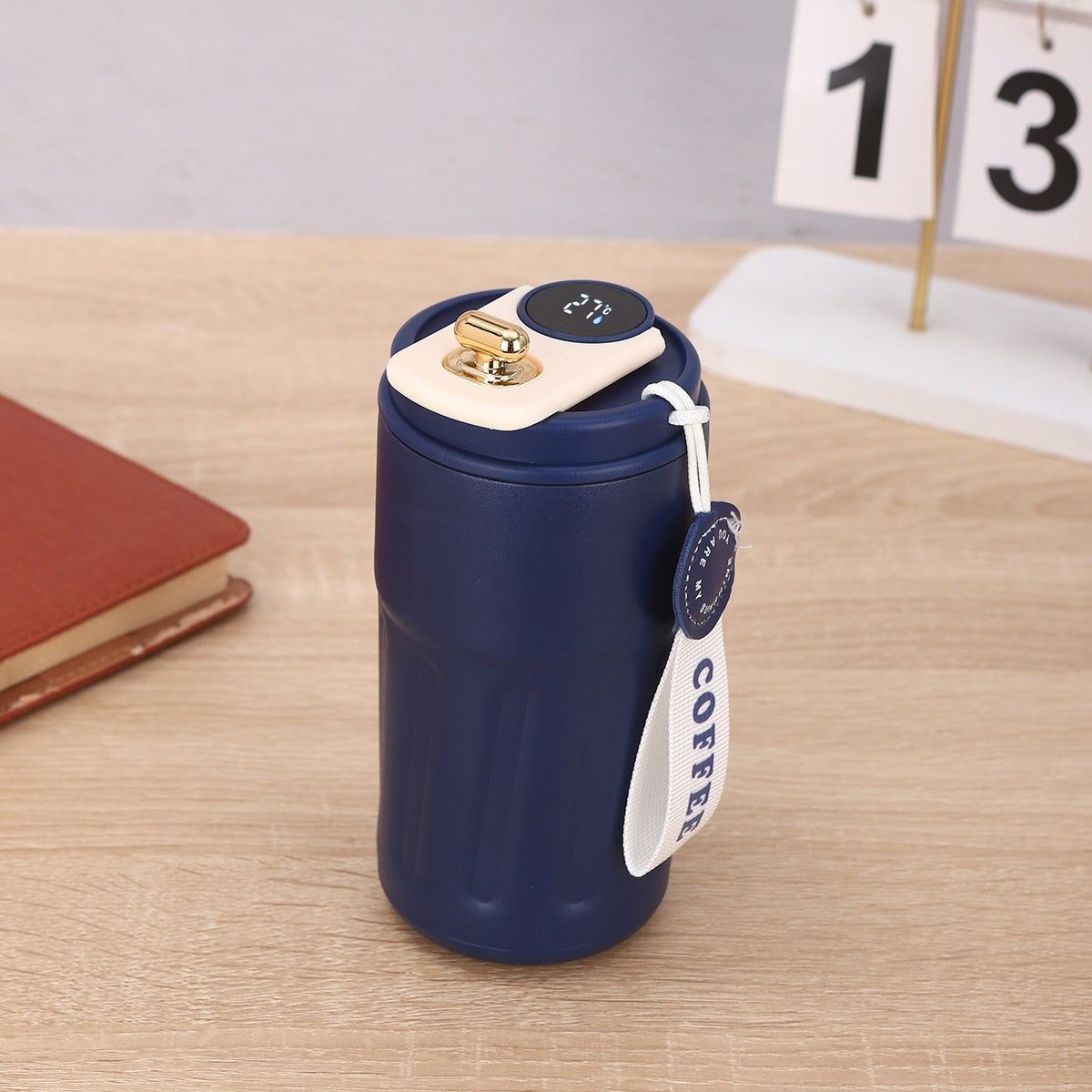 Smart Digital Thermal Bottle Portable Coffee Mug Stainless Steel Water Bottle