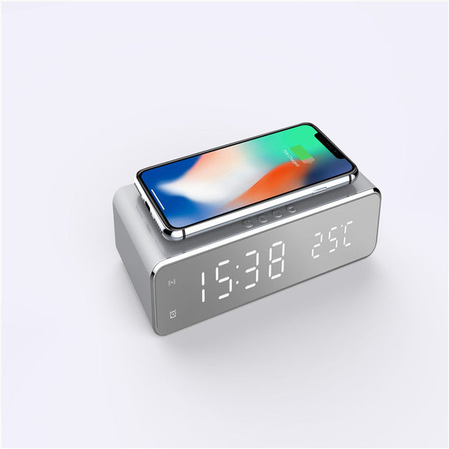 Mirror LED digital display wireless charging