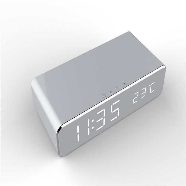 Mirror LED digital display wireless charging