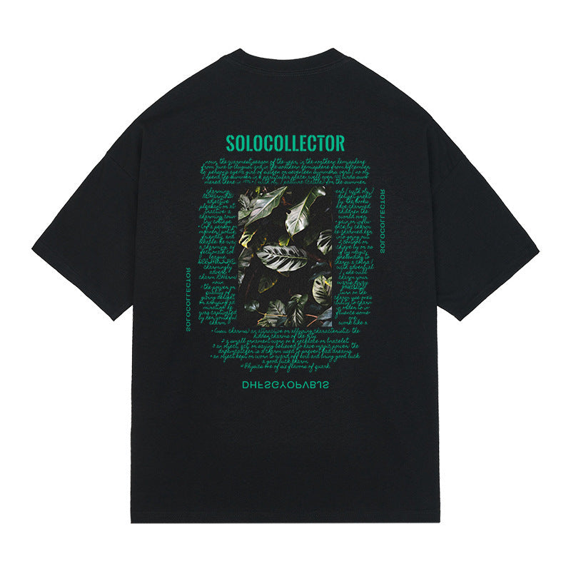 Summer Letter Printed T-shirt For Men And Women
