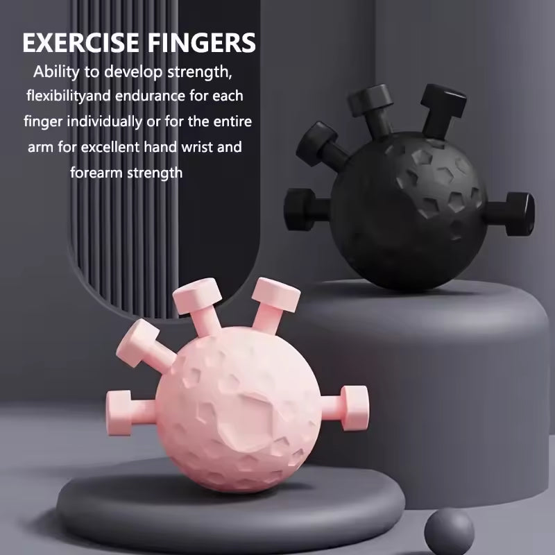 Finger strength device hand exercise decompression