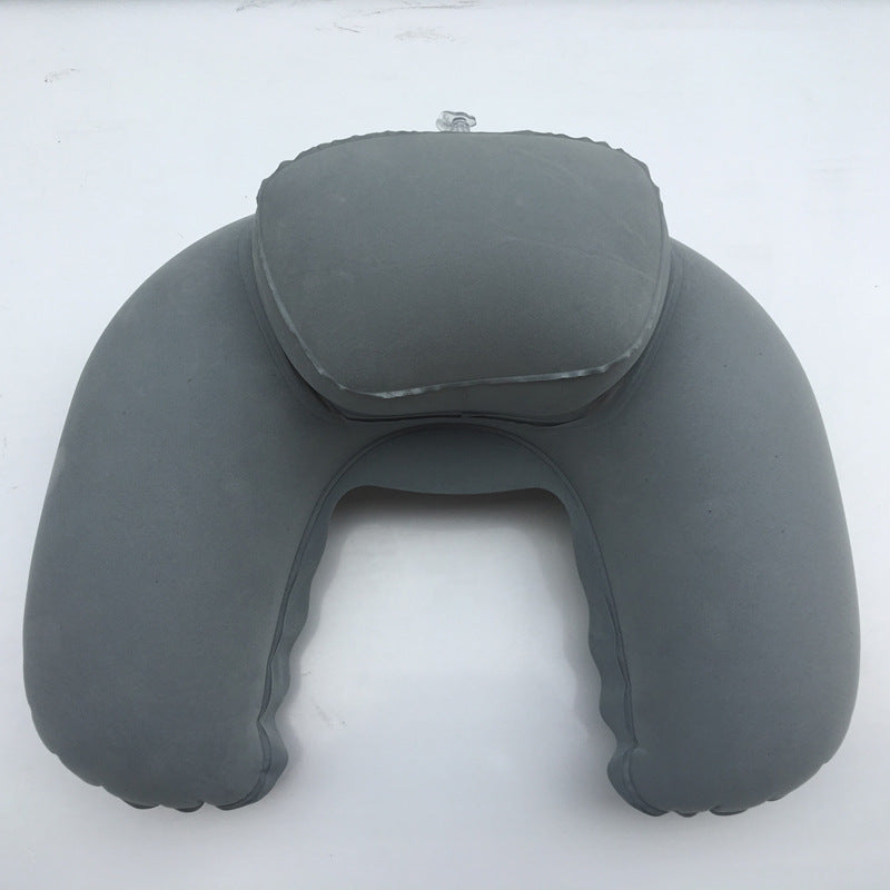 Inflatable Two-in-one Pillow Travel Three Pieces U-shape