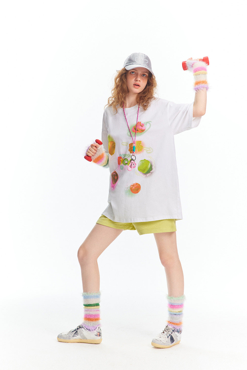 Summer Colorful Fruit T-shirt For Men And Women