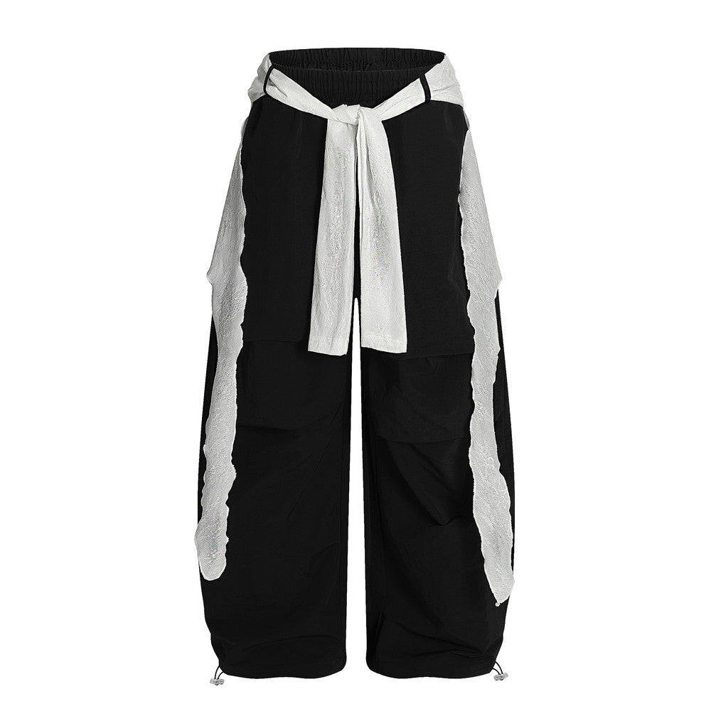Two-Piece Layered Oversized Casual Pants for Men