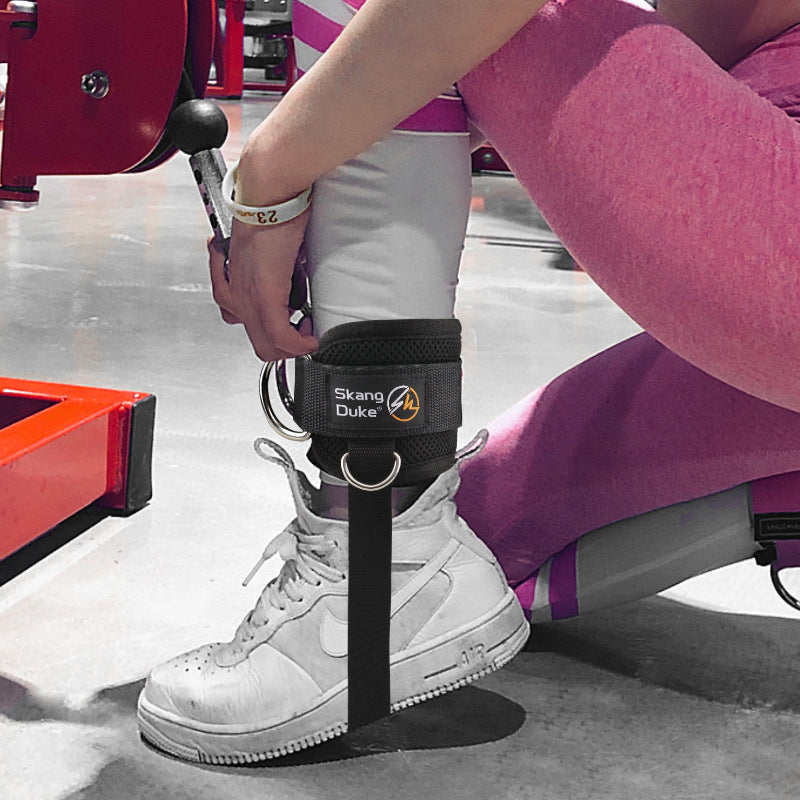Foot pedal ankle buckle leg strength training gantry frame