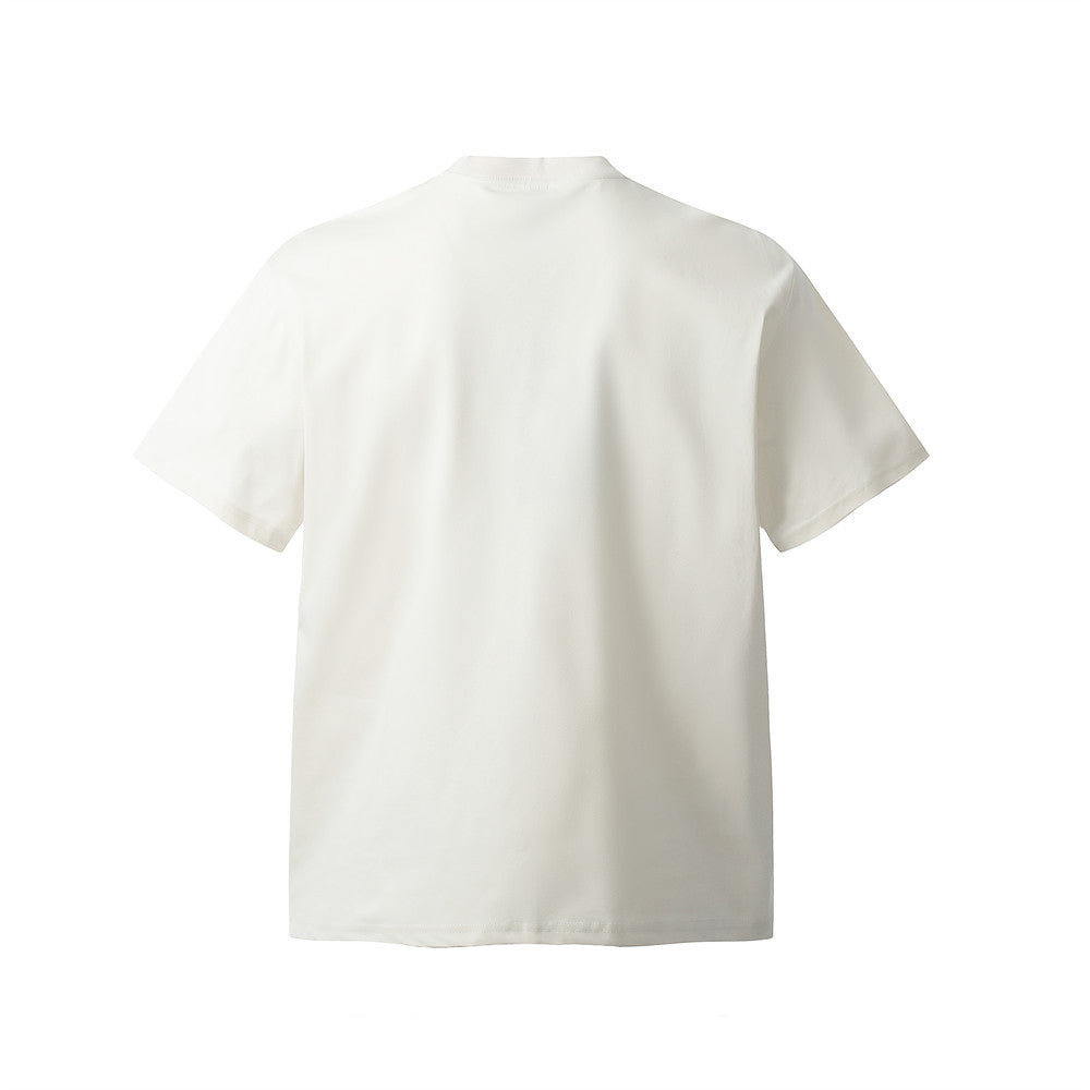 American Retro Portrait Print Short Sleeve T-Shirt