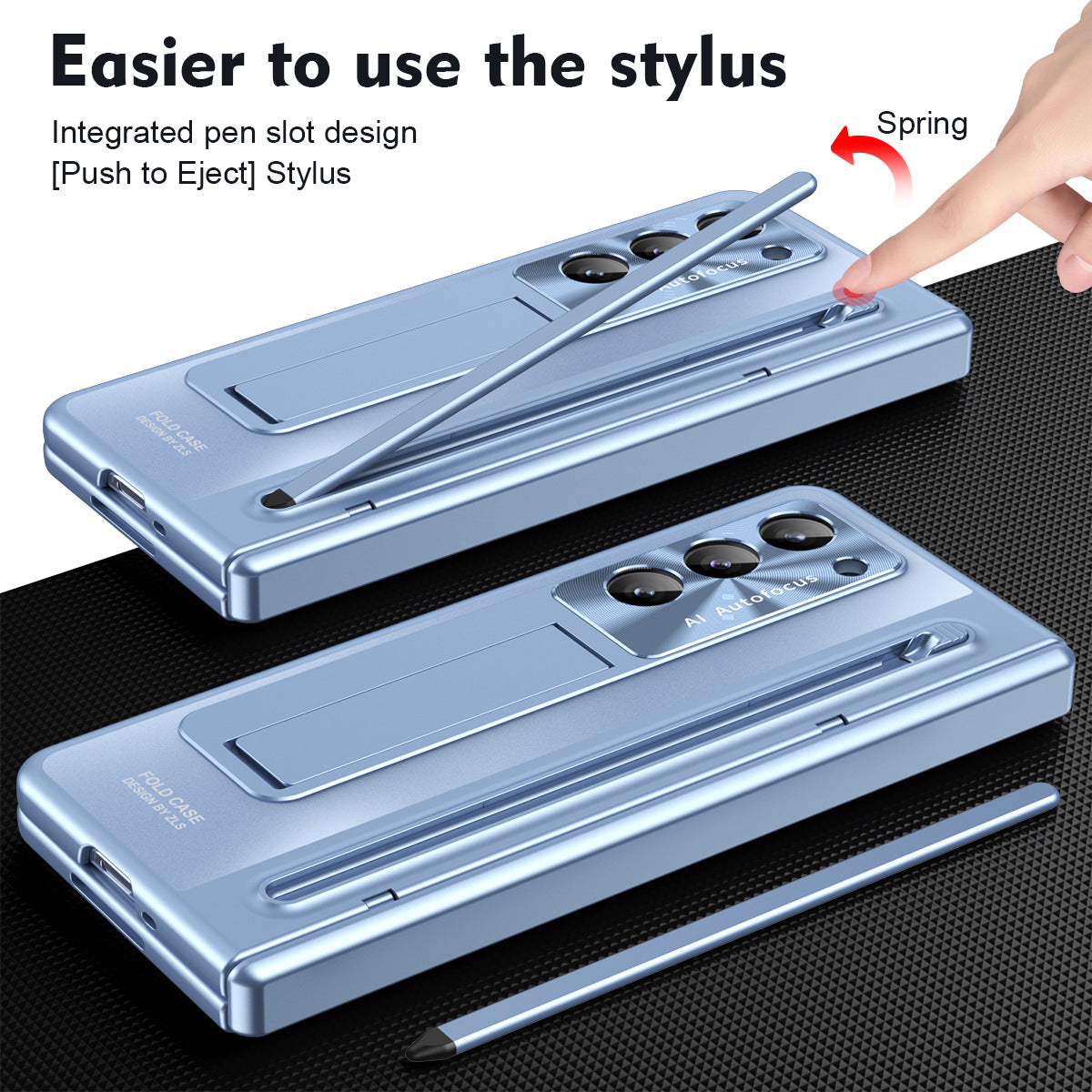 Suitable for Samsung zfold 6 phone case FOLD5 folding official pen slot case