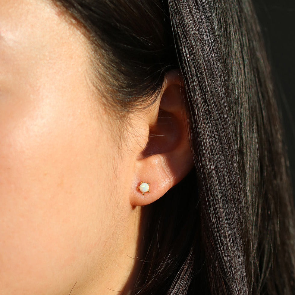 Opal turtle earrings-4