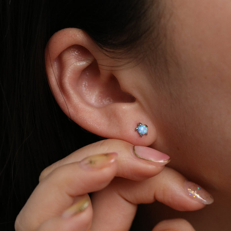 Opal turtle earrings-2