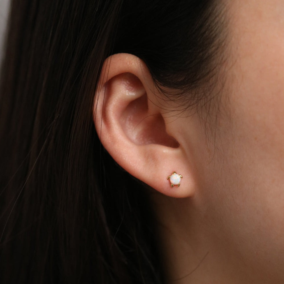 Opal turtle earrings-1