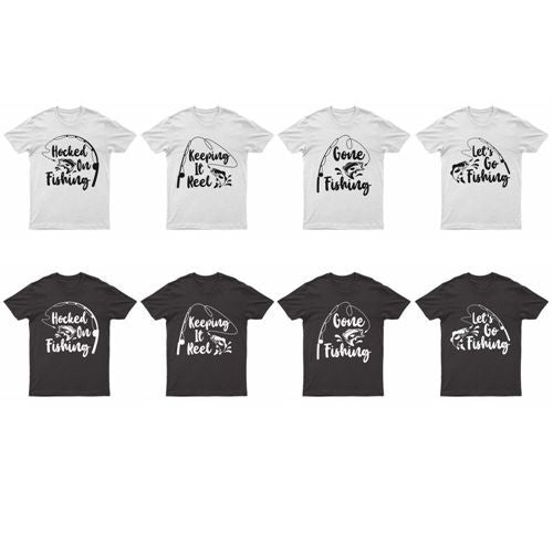 Men's Premium Fishing Logos T-Shirt-0