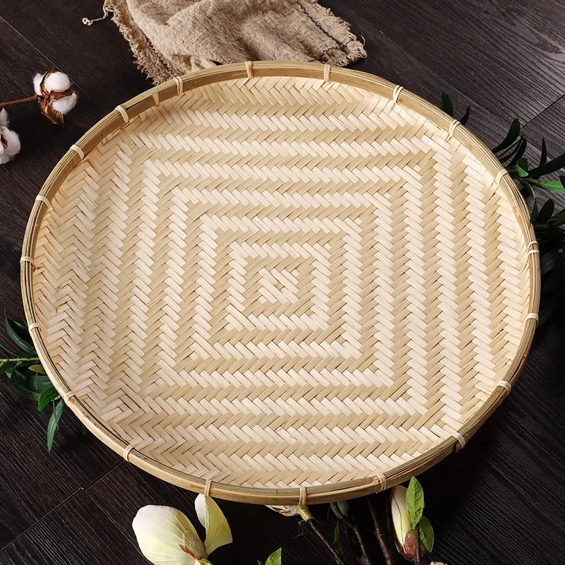 Drying Tray Handmade Bamboo Products Storage Bamboo Products Decorative Sieve