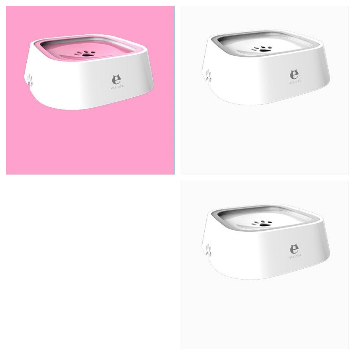 1.5L Cat Dog Water Bowl Carried Floating Bowl Anti-Overflow Slow Water Feeder Dispenser