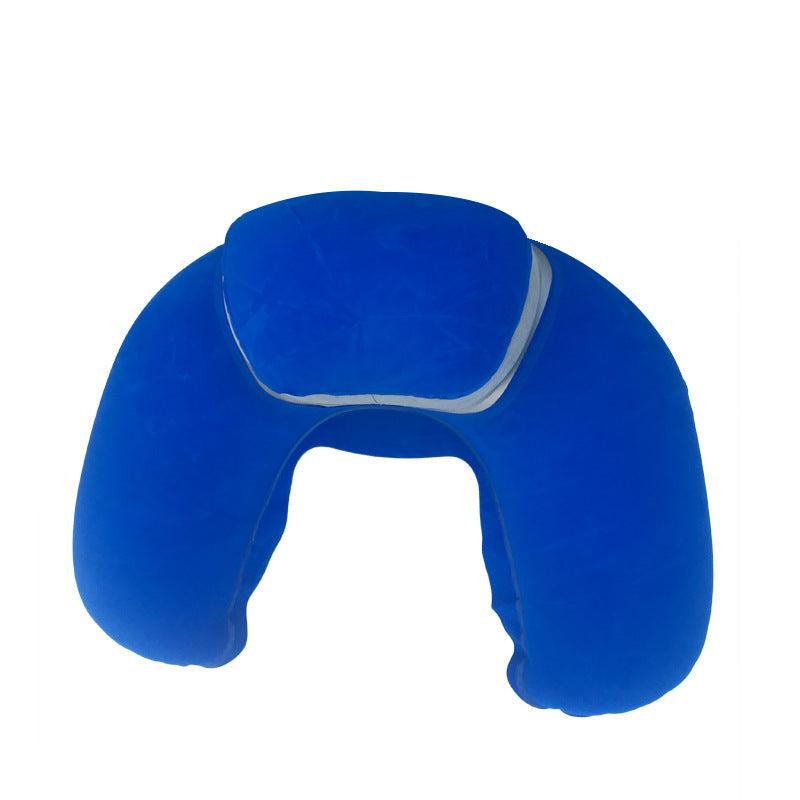 Inflatable Two-in-one Pillow Travel Three Pieces U-shape