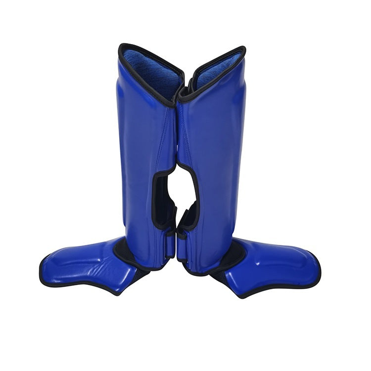Sanda Leg Guards With Instep Shin Guards Adult Boxing Training Protective Gear