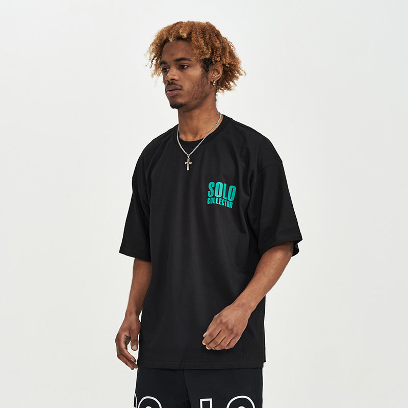 Summer Letter Printed T-shirt For Men And Women