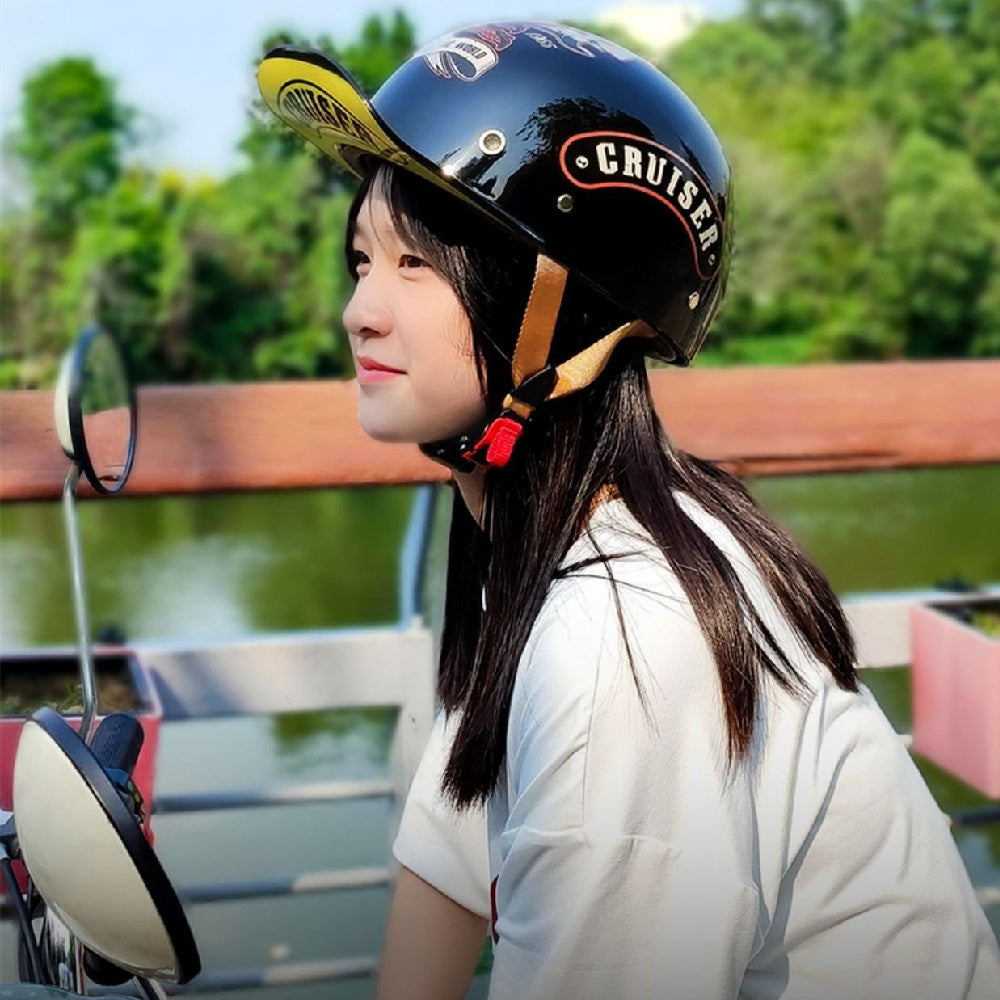 Summer Baseball Helmet Retro Harley Men And Women