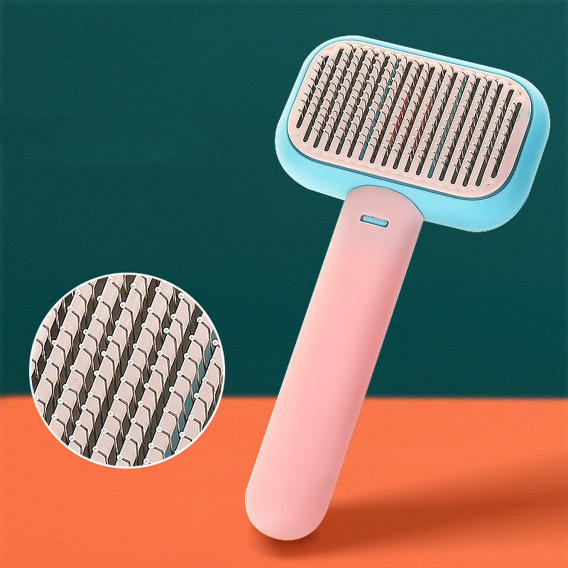 New Pet Cat Dog Hair Brush Hair Massage Comb Open-Knot