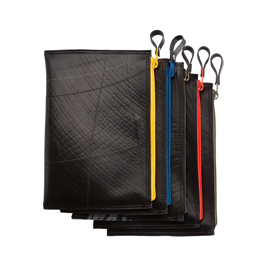 Lewis Essential Medium Flat Vegan Pouch - Eco Travel Pouch-3