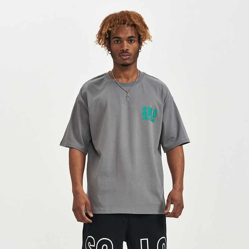 Summer Letter Printed T-shirt For Men And Women